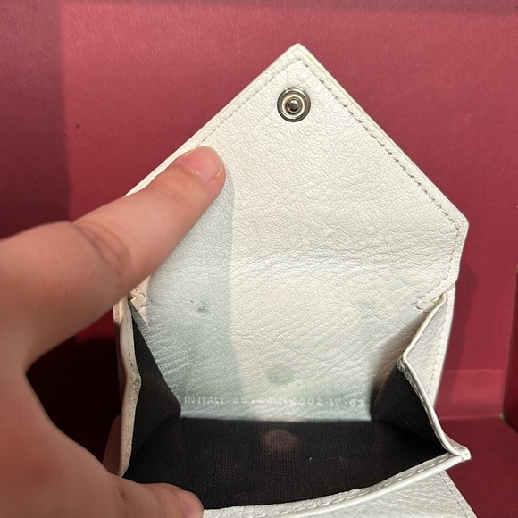 AUTHENTIC Balenciaga Papier Mini Wallet White - Picture 6 of 9